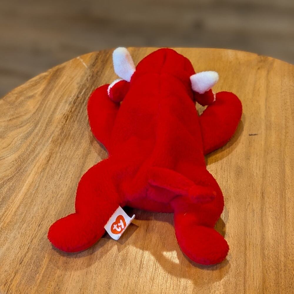 Ty Beanie Babies “Tabasco” the Red Bull 1st Generation Tush Tag 1995
